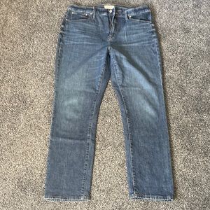 Madewell The high rise slim boy Jeans